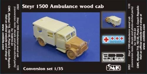 CMK Steyr 1500 Ambulance Wood cab conversion set  (129-3092)