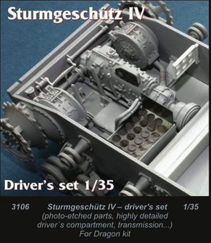 CMK StuG IV Driver's Set for Dragon Kit  (129-3106)
