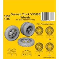   CMK German Truck V3000S Wheels / for ICM kits 1:35 (129-3150)