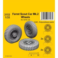  CMK Ferret Scout Car Mk.2 Wheels / for Airfix kits 1:35 (129-3153)