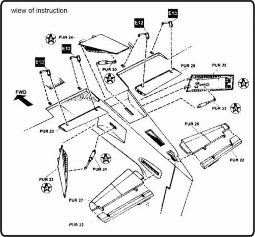 CMK A-1H Skyraider detail set  (129-4017)