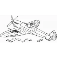 CMK Spitfire Armament Type C Waffen Set  (129-4125)