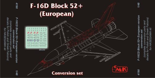 CMK F-16D Block 52+ European Für Hasegawa Bausatz.  (129-4190)