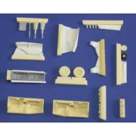   CMK JAS-39D Gripen untercarriage für Italeri Bausatz  (129-4196)