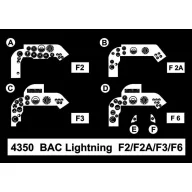 CMK BAC Lightning F2/F2A/F3/F6-Cockpit Set 1:48 (129-4350)