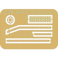   CMK F 104 Starfighter Port Side Cannon Installation for Kinetic 1:48 (129-4405)