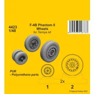 CMK F-4B Phantom Wheels (from Tamiya kit) 1:48 (129-4423)