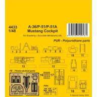 CMK A-36/P-51/P-51A Mustang Cockpit 1:48 (129-4433)