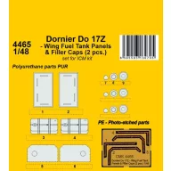  CMK Dornier Do 17Z - Wing Fuel Tank Panels & Filler Caps (2 pcs.) 1:48 (129-4465)