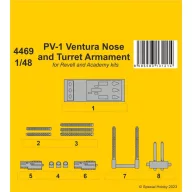 CMK PV-1 Ventura Nose and Turret Armament 1:48 (129-4469)