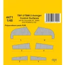 CMK TBF-3/TBM-3 Avenger Control Surfaces 1:48 (129-4471)