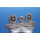 CMK F9F Cougar Correction Wheels / for Kitty Hawk kits 1:48 (129-4479)