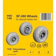 CMK SF-260 Wheels / for SH kits 1:48 (129-4480)