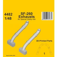 CMK SF-260 Exhausts / for SH kits 1:48 (129-4482)