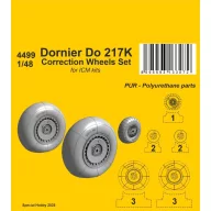   CMK Dornier Do 217 Wheels Correction Set for ICM 1:48 (129-4499)