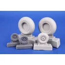 CMK Dornier Do 217 Wheels Correction Set for ICM 1:48 (129-4499)