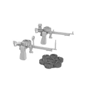   CMK Lewis machine gun (two - with ring/bead and reflector gun sights) for Airfix 1:48 (129-4507)