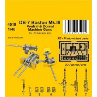   CMK DB-7 Boston Mk.III Ventral & Dorsal Machine Guns for HK Models 1:48 (129-4519)