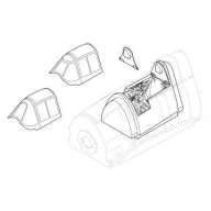 CMK F6F/-3 Hellcat, Cockpit, Resin + Photoetch  (129-5004)