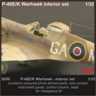 CMK P-40E/K Warhawk Interior set 1:32 (129-5050)