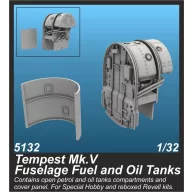 CMK Tempest Mk.V Fuselage Fuel and Oil Tanks 1:32 (129-5132)
