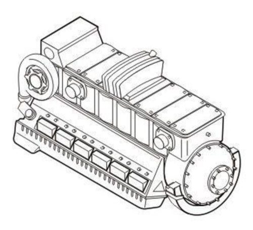 CMK Jumo 211F Engine  (129-7163)