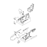 CMK F-86F Interior set 1:72 (129-7273)