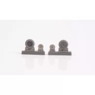 CMK SB2C Helldiver-Mainwheels Set 1:72 (129-7369)