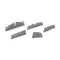 CMK Ki-43 II Hayabusa Control Surface Set for Special Hobby 1:72 (129-7409)