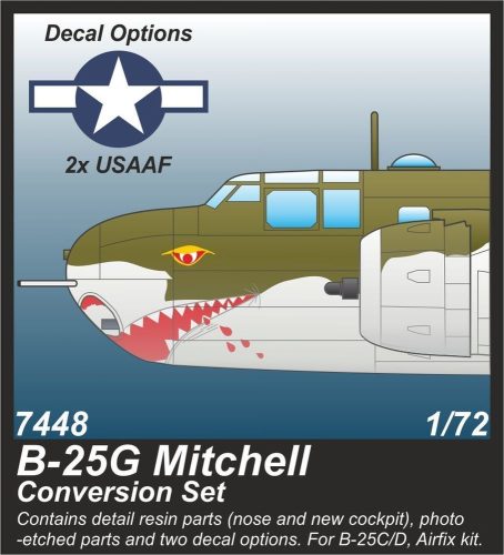 CMK B-25G Mitchell 75 mm Gun Nose Conversion Set 1:72 (129-7448)
