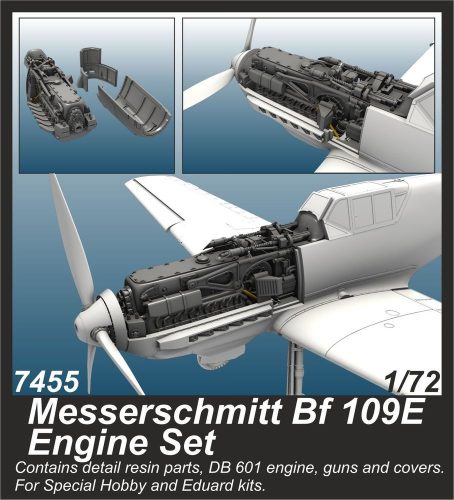 CMK Messerschmitt Bf 109E Engine 1:72 (129-7455)