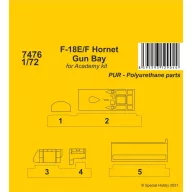 CMK F-18E/F Hornet Gun Bay 1:72 (129-7476)