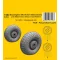 CMK Beaufighter Mk.VI/X/21 Mainwheels - Late Wheel Disk Block Tread Pattern 1:72 (129-7482)