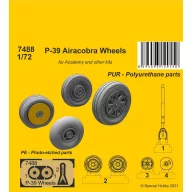 CMK P-39 Airacobra Wheels and Front Leg 1:72 (129-7488)