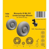   CMK Mosquito B Mk.XVI Undercarriage Wheels / Airfix kit only 1:72 (129-7494)