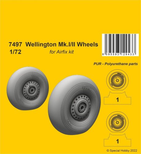 CMK Wellington Mk.II Wheels 1/72 / for Airfix kit 1:72 (129-7497)