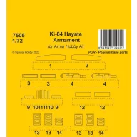 CMK Ki-84 Hayate Armament / Arma Hobby kits 1:72 (129-7505)