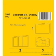   CMK Beaufort Mk.I Dinghy 1/72 / for Airfix kit 1:72 (129-7508)
