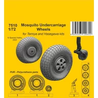   CMK Mosquito Undercarriage Wheels / for 1/72 Tamiya and Hasegawa kits 1:72 (129-7510)