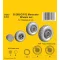 CMK B-26B/C/F/G Marauder Wheels set / for Haseg. and Edu kits 1:72 (129-7517)