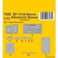   CMK F-111A Open Electronics Boxes for Italeri 1:72 (129-7526)