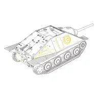   CMK Hetzer G-13 Swiss post-war version für Tamiya-Bausatz (129-8010)