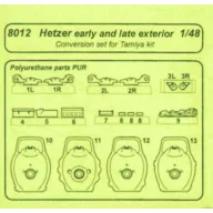   CMK Hetzer early and late exterior für Tamiya Bausatz  (129-8012)