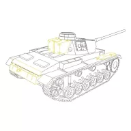   CMK Pz.Kpfw. III Ausf. L ''control tank'' für Tamiya-Bausatz  (129-8019)