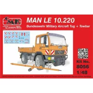   CMK MAN LE 10.220 Bundeswehr Military Aircra Tug + Towbar 1:48 (129-8056)