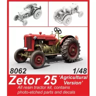   CMK Zetor 25 'Agricultural Version ' 1/48 1:48 (129-8062)