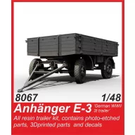 CMK E-3 German WWII Trailer 1:48 (129-8067)