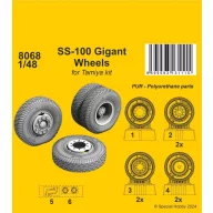 CMK SS-100 Gigant Wheels / for Tamiya kits 1:48 (129-8068)