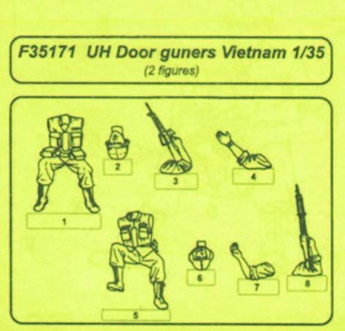 CMK UH Door Gunners Vietnam Resin Figuren  (129-F35171)