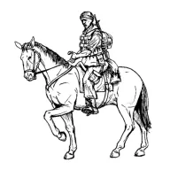   CMK US mounted soldier in Afganistan (1 fig & horse) 1:35 (129-F35208)